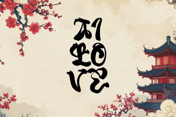 Ai Love Font for Handmade Creations and Modern Design