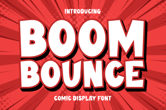 Boom Bounce: The Vibrant Display Font for Handmade Crafts
