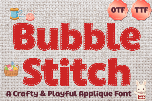 Bubble Stitch: The Cozy Display Font for Handmade Branding