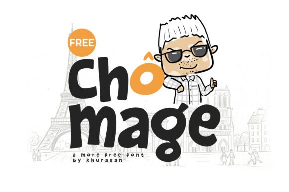 Chomage: The Playful Display Typeface for Modern Web Design