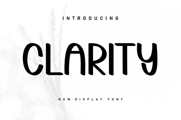 Clarity: A Handwritten Display Font for Modern Editorial Design