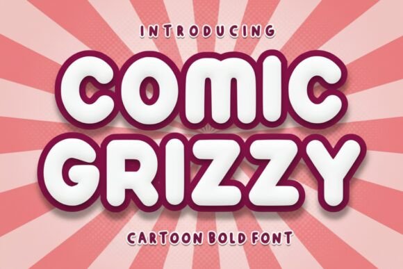Comic Grizzy: The Bold Display Typeface for Viral Campaigns