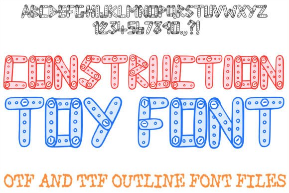 Construction Toy: The Ultimate Display Font for Creative Makers