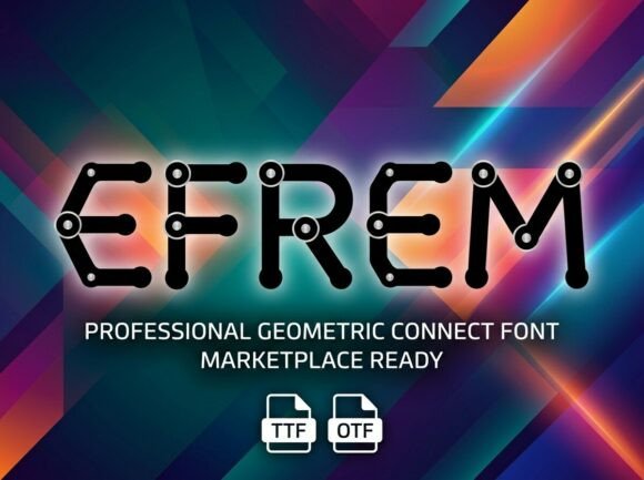 Efrem: The Stunning Display Font for Handmade Creators