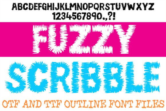 Fuzzy Scribble: The Tactile Display Typeface for Modern Web Design