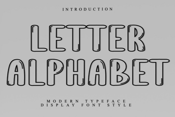 Letter Alphabet: The Bold Display Typeface for Handmade Brands