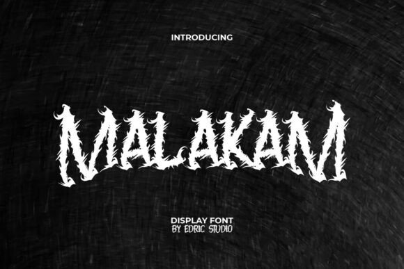 Malakam Font for Bold Web Design and Digital Branding