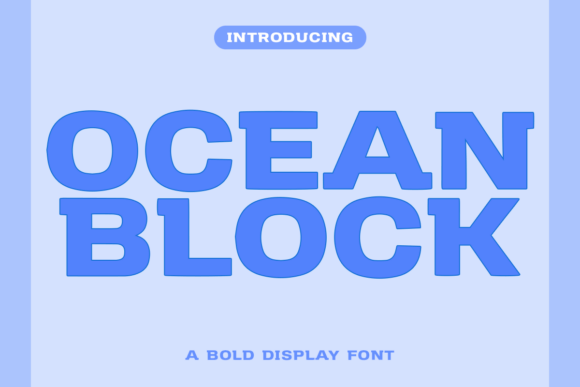 Ocean Block Typeface Review for Bold Branding