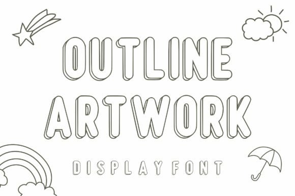 Outline Artwork: The Modern Typeface for Bold Brand Identity