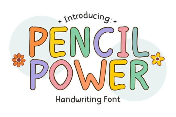 Pencil Power: A Whimsical Handwritten Display Font for Makers