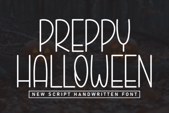 Preppy Halloween: A Premium Display Font for Editorial Design