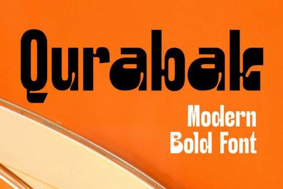 Qurabak: A Bold Font for Modern Branding
