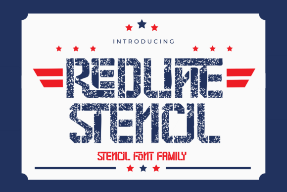 Redline Stencil: A Vibrant Athletic Typeface for Bold Campaigns