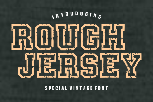 Rough Jersey: The Ultimate Display Font for Bold Craft Branding