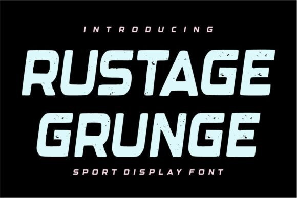 Rustage Grunge: The Perfect Vintage Display Font for Makers