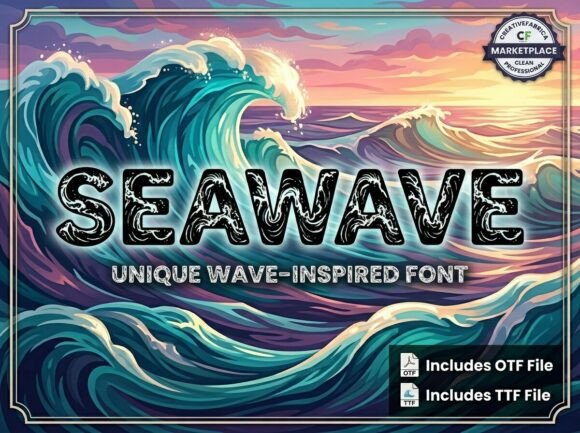 Seawave: The Premium Display Font for Scroll-Stopping Visuals