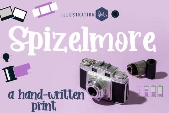 Spizelmore: A Nostalgic Display Typeface for Editorial Design