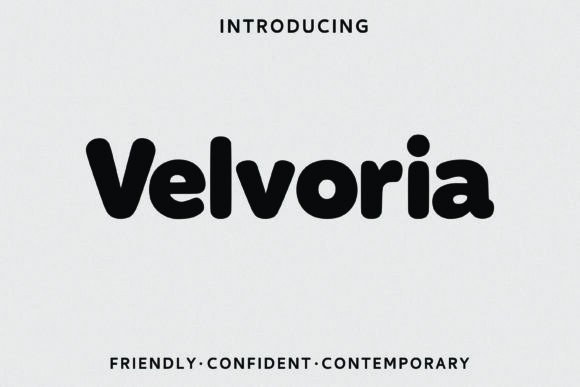 Velvoria: The Bold Display Font for Memorable Branding